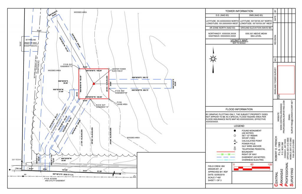 Cellular Site Locations Surveyor Central Arkansas Professional Surveying
